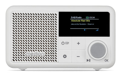 Medion Life® S66822 Tragbares Dab + Radio White — image 1
