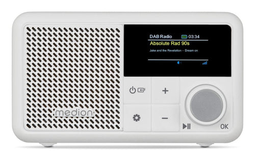 Medion Life® S66822 Tragbares Dab + Radio White — image 1