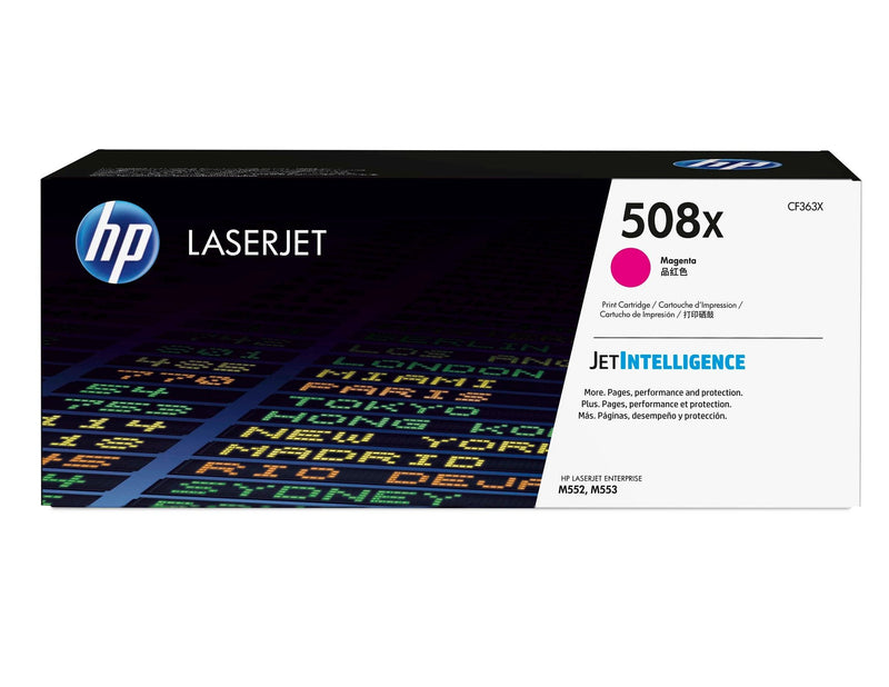 HP Genuine Toner 508X Magenta CF363X