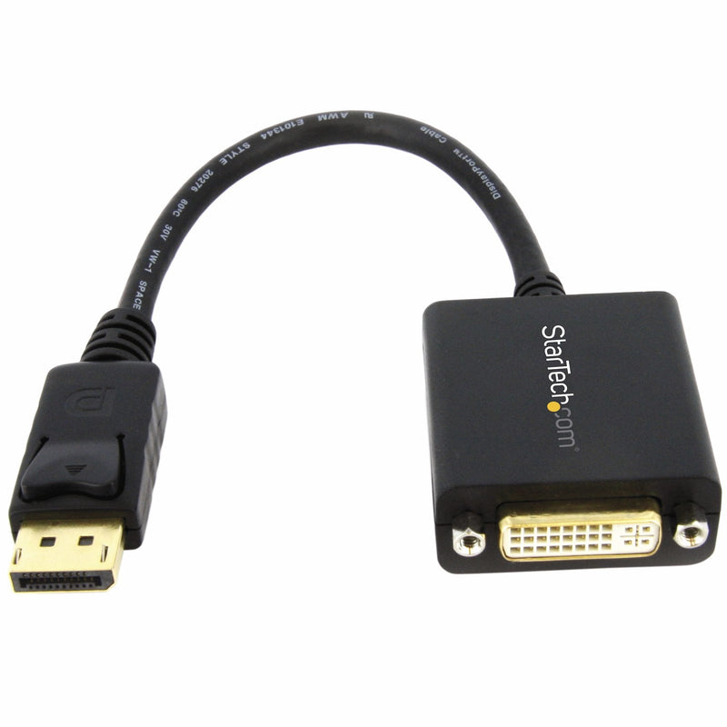 StarTech.com Adapter Vídeo DisplayPort a DVI Converter DP Male DVI Female Up To 1920X1200 Convertidor Pasivo E