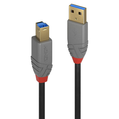 Lindy USB 3.0 Cable Typ a/B Anthra Line M/M 2M — image 1