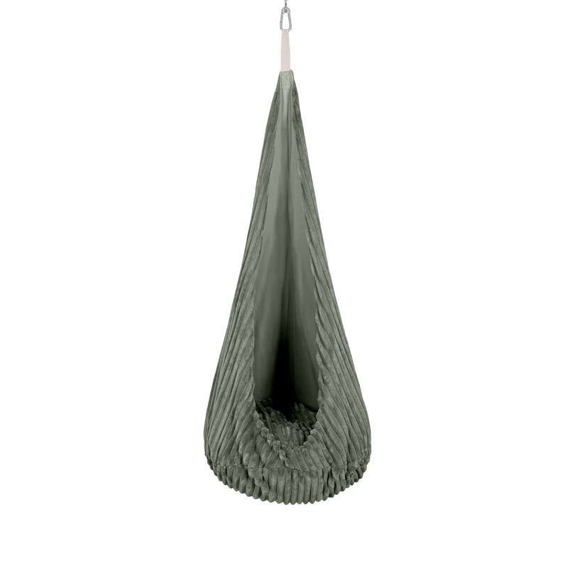 Cocoon Swing for Kids - Churros Olive Sage Green