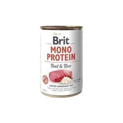 Brit Comida Húmeda Perros Mono Protein Beef & Rice 400G — image 1