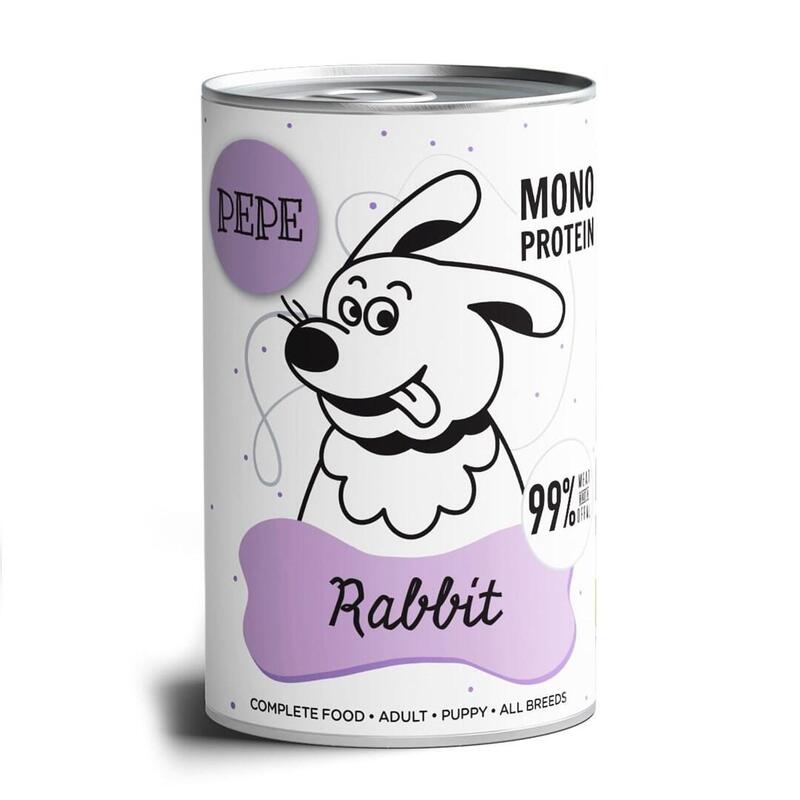 Paka Zwierzaka Comida Húmeda Perros Pepe Rabbit 400G