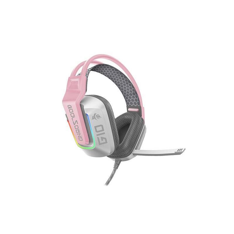 Coolsound Auricular Gaming G10 - Compatible Con Xbox, PS5, PS4, Switch Y PC - Rosa