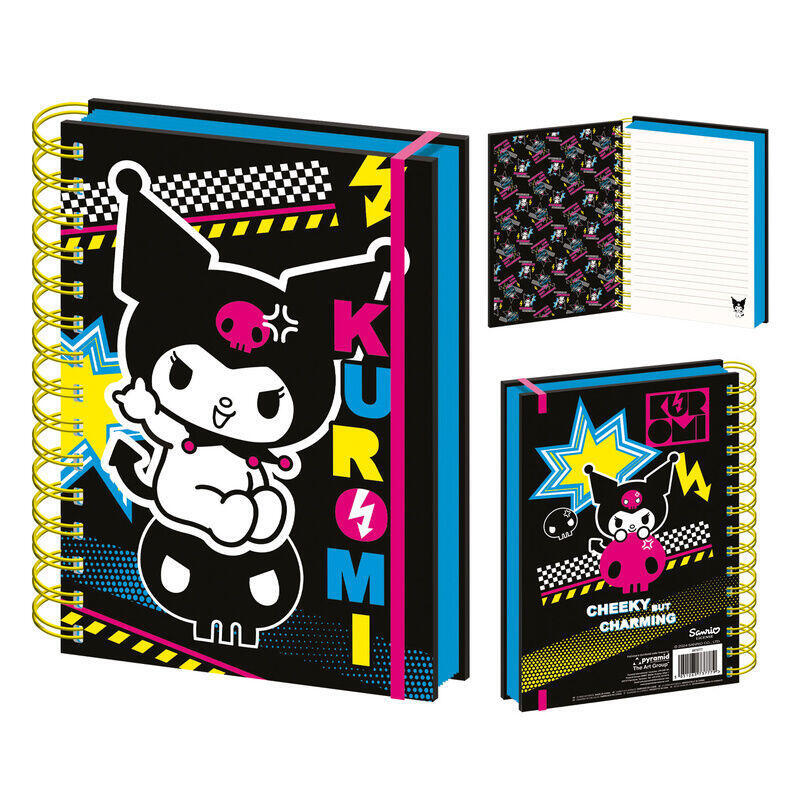 Notebook A5 Punk Vibes Kuromi Hello Kitty