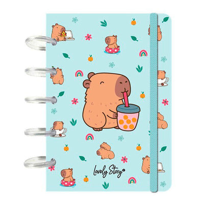 Notebook A6 Bubble Tea Capibara — image 1