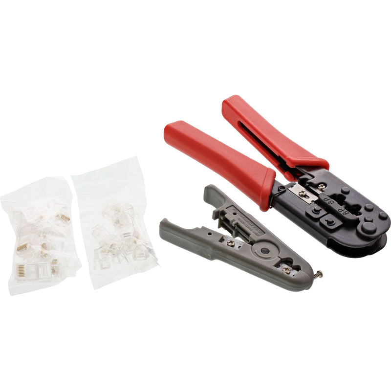 Inline Kit Tools Crimpado , Connector Network With RJ45 8P8C And RJ11 6P4C