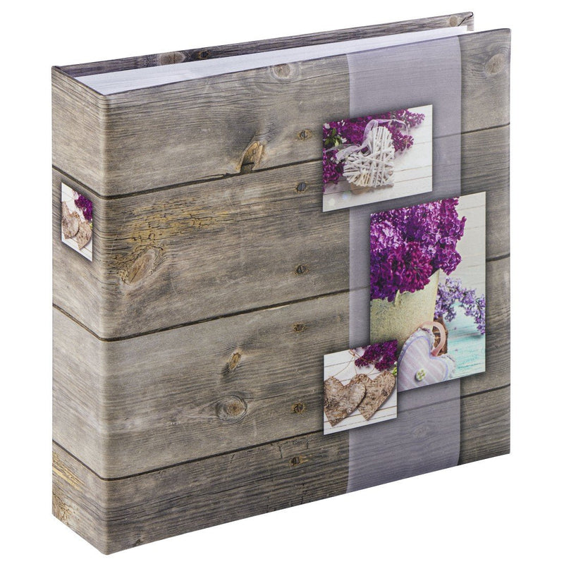 Hama Rustic Album Foto And Protector Lila 100 Hojas 10 X 15