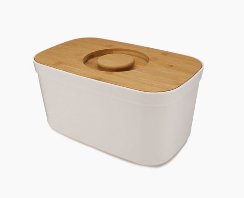 Joseph Bread Bin Panera Rectangular White Bamboo, Plastic — image 1