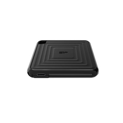 Silicone Power External SSD PC60 256GB USB-C 540 500MB S Black — image 1