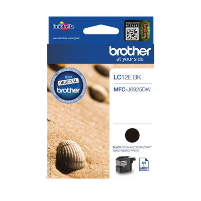 Brother LC12EBK Capacity XL Black Genuine Ink Cartridge Brother — image 1