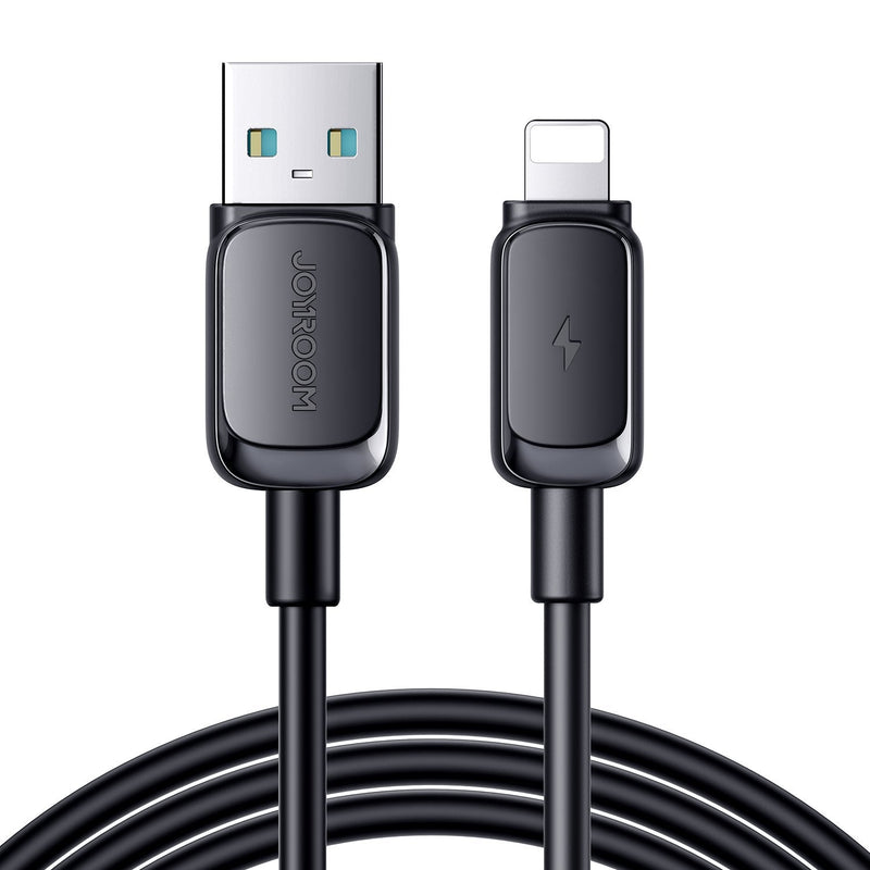 Joyroom USB - Lightning Cable Multicolour Series A14, 480MB/S, 2.4A, 1.2M, Black (S-AL012A14B)
