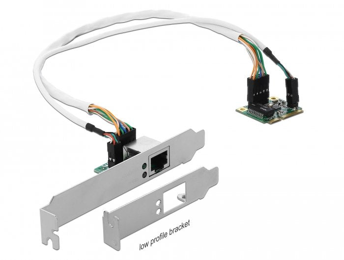 Delock Mini PCIE And / S PCIE Size Medio 1 X Gigabit LAN Perfil Low