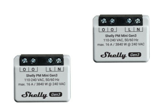 Shelly Zestaw 2 Sterowników Pm Mini GEN3
