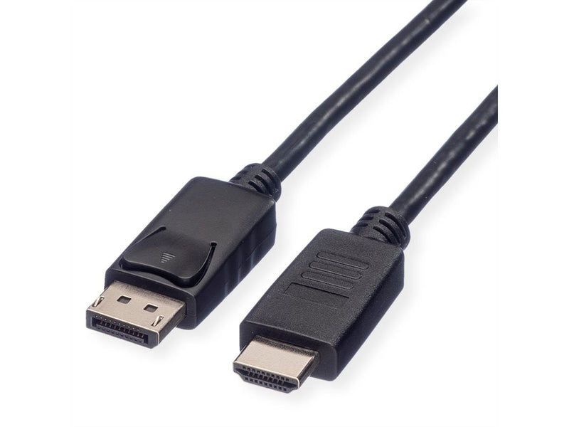Roline Rm DisplayPort Cable DP - Hdtv, St St, Black 2M