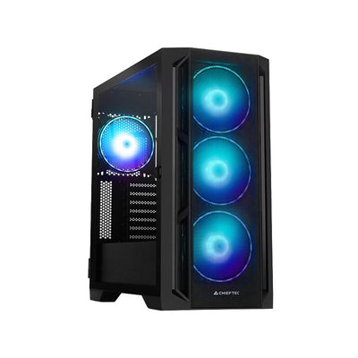 Chieftec Apex Lumo GA-01B-L-OP, Box Tower Black Glass Tempered GA-01B-L-OP — image 1