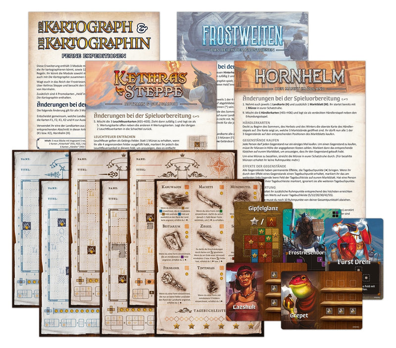 Pegasus The Cartographer & The Cartographer: Distant Expeditions, Expansión Juego de mesa 51314G