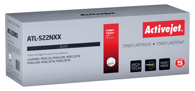Activejet Toner ATL-522NXX Reemplazo Lexmark 52D2X00 (522X) Supreme 45,000 Páginas Black — image 1