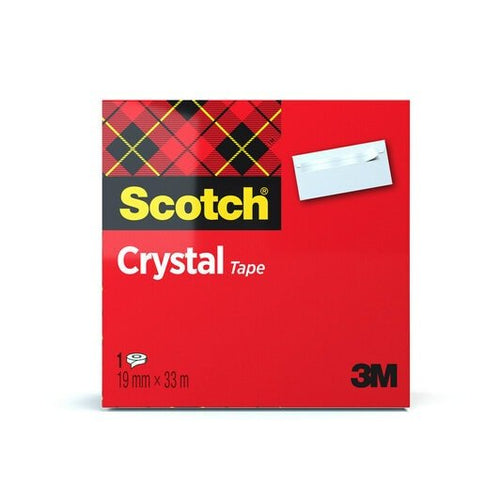 Scotch Tape Adhesiva 600 Supertransparente Crystal 19MM X 33M Box Individual — image 1