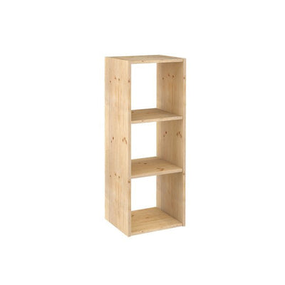 Astigarraga Shelving Modular 3 Cubos Dinamic Pino Macizo 107X36,2X34CM — image 1