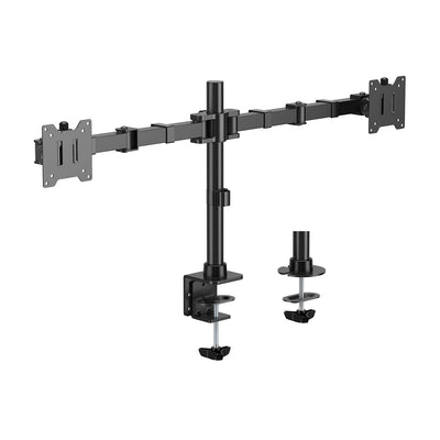 Aisens Desk Mount Eco Swivel And Tilt Monitor/TV 20KG (3 Pivots 2 Arms 17-35, Black — image 1