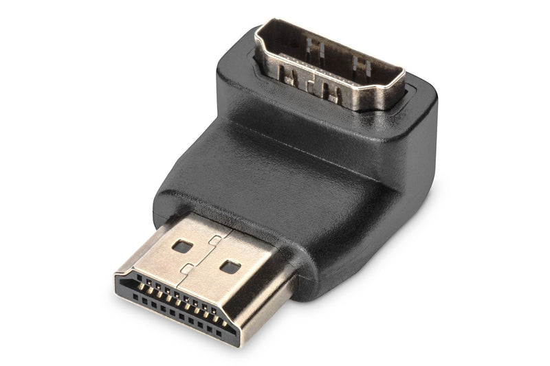 Adapter HDMI Male a HDMI Female Acodado Black