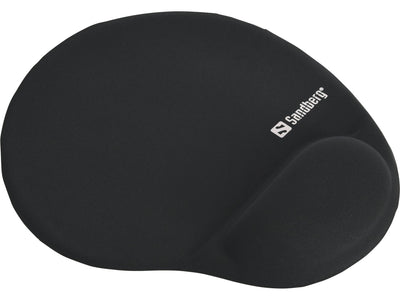Sandberg Mouse Pad Gel With Wrist Rest Black — image 1