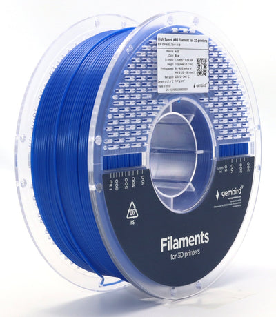 Gembird High Speed Abs Filament Blue 1.75MM 1KG — image 1