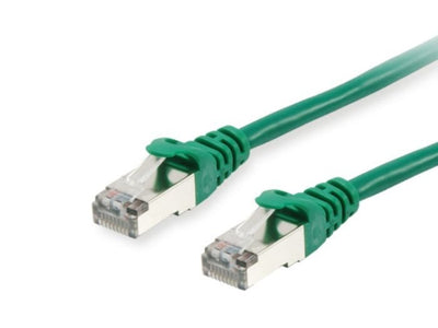Equip Network Cable CAT.6A S FTP 2x RJ45 25.00M Green — image 1