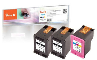 Peach Ink HP NR.301 Multipack Plus No Ink Level Chip Remanufactured — image 1