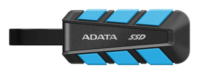 ADATA SC740 500GB, SSD External Black/Blue USB-C 3.2 Gen 2 (10 Gbit/S) SC740-500G-CBU — image 1