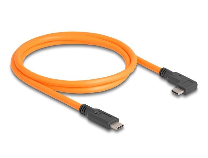 Delock USB 5Gbps USB Cable Type-c Male a USB Type-c Male 90° 1M