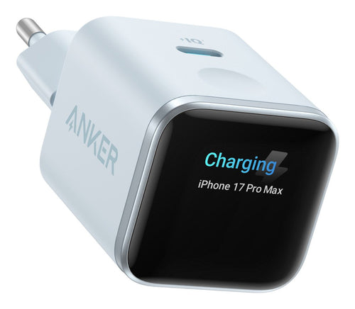 Anker Nano Charger 45W GaN Charger 1x USB-C Activeshield 5.0 Touchsensor Iphone Detección Smartdisplay Blue Pa — image 1