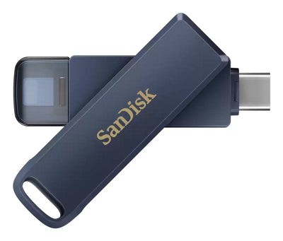 SanDisk Phone Drive Unit Flash USB 256GB USB-C / Lightning Cielo Metalizado — image 1