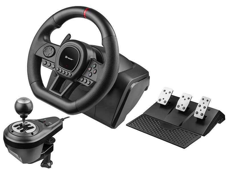Tracer Steering Wheel Simracer Manual Gearbox 6 In 1 PC PS4 PS3 Xone X360 Switch