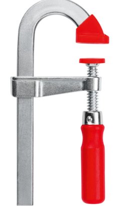 Bessey Luz Torny Clamp U -shape LMU20/5 Rojo/Plata 200/50