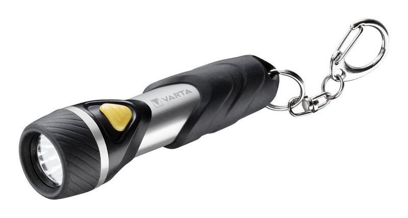 Varta Day Light Key Chain Light Linterna Keyring Aluminium Black LED 1AAA