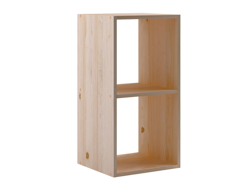 Astigarraga Shelving Modular 2 Cubos Dinamic Pino Macizo 36,2X33X70,8CM
