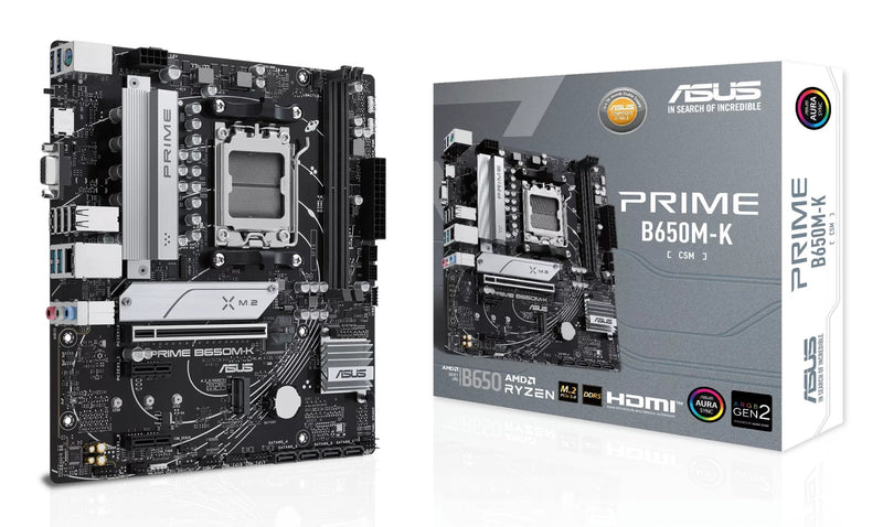 ASUS Motherboard Prime B650M-K AMD, AM5,DDR5,MATX