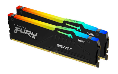 Kingston Memory DDR5 64GB 32X2GB 6000MT/S CL36 Mem KF560C36BBE2AK2- — image 1