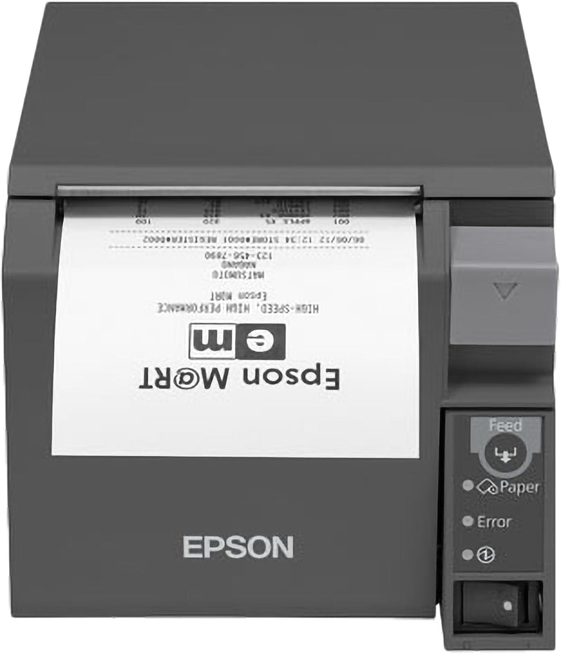 Epson Printer Tickets TM-T70II Thermal Wide Paper 80MM USB-RS232 Black