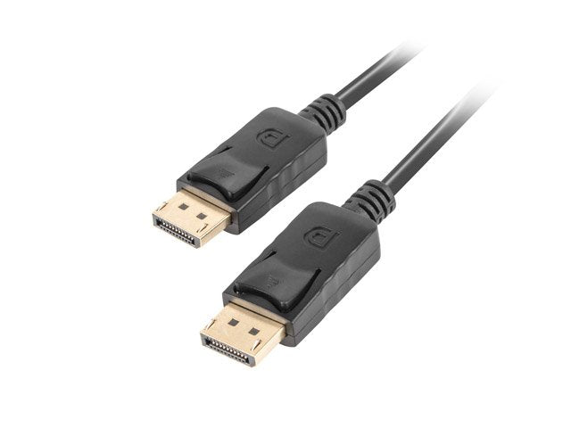 Lanberg Cable DisplayPort M/M 1.80M Black CA-DPDP-10CC-0018-BK