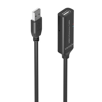Aisens USB Cable 2.0 Prolongador With Amplifier Type a/m-a/H, Black 5.0M — image 1