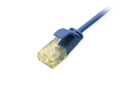 Equip Network Cable CAT.6A Slim U UTP 2x RJ45 1.50M Blue Lszh — image 1