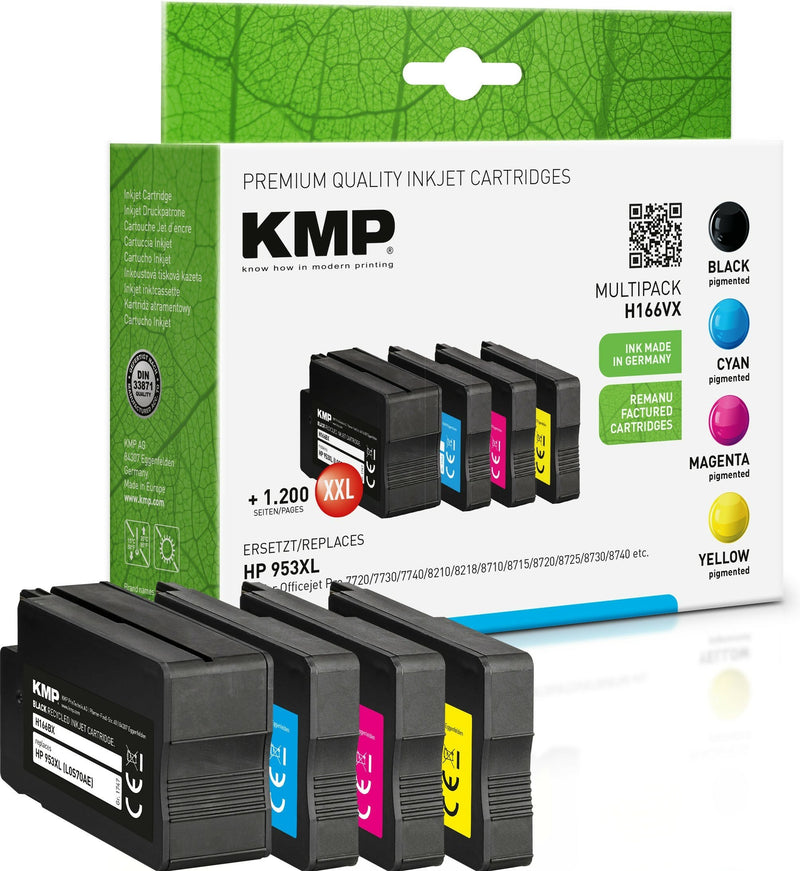 Kmp Cartridge HP 953XL Multip. 2000-2300S. H166VX Refilled