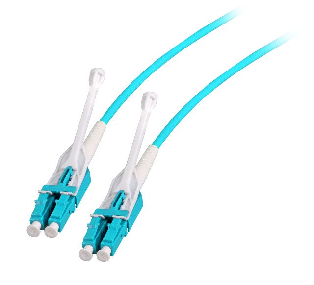 Efb Duplex Network Cable Push Pull Lc-lc OM3 2M Lszh 3MM Aqua