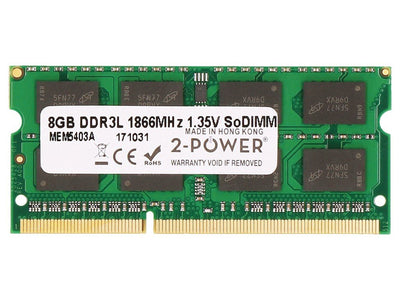 2-POWER Memory SODIMM 8GB PC3-14900 1866MHZ 1.35V SODIMM MEM5403A — image 1