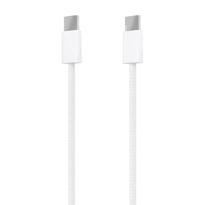 Aisens USB Cable 2.0 3A 60W Apple - Type USB-C/M-usb-c/M - 2M - White — image 1