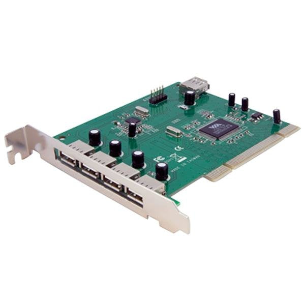 StarTech Card Pci USB 2.0 7 Ports 4 Externos And 3 Internos PCIUSB7